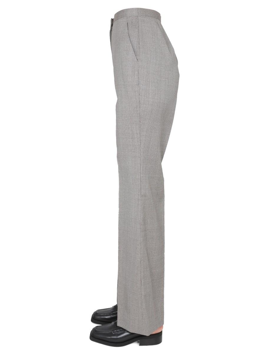 FABIANA FILIPPI PANTALONE IN LANA VERGINE IN MICRO PIED POULE