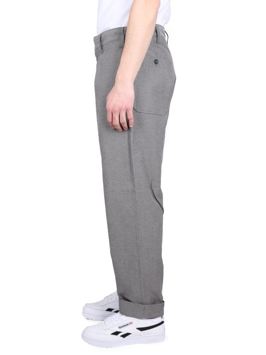 ENGINEERED GARMENTS PANTALONE IN MISTO LANA CON PINCES