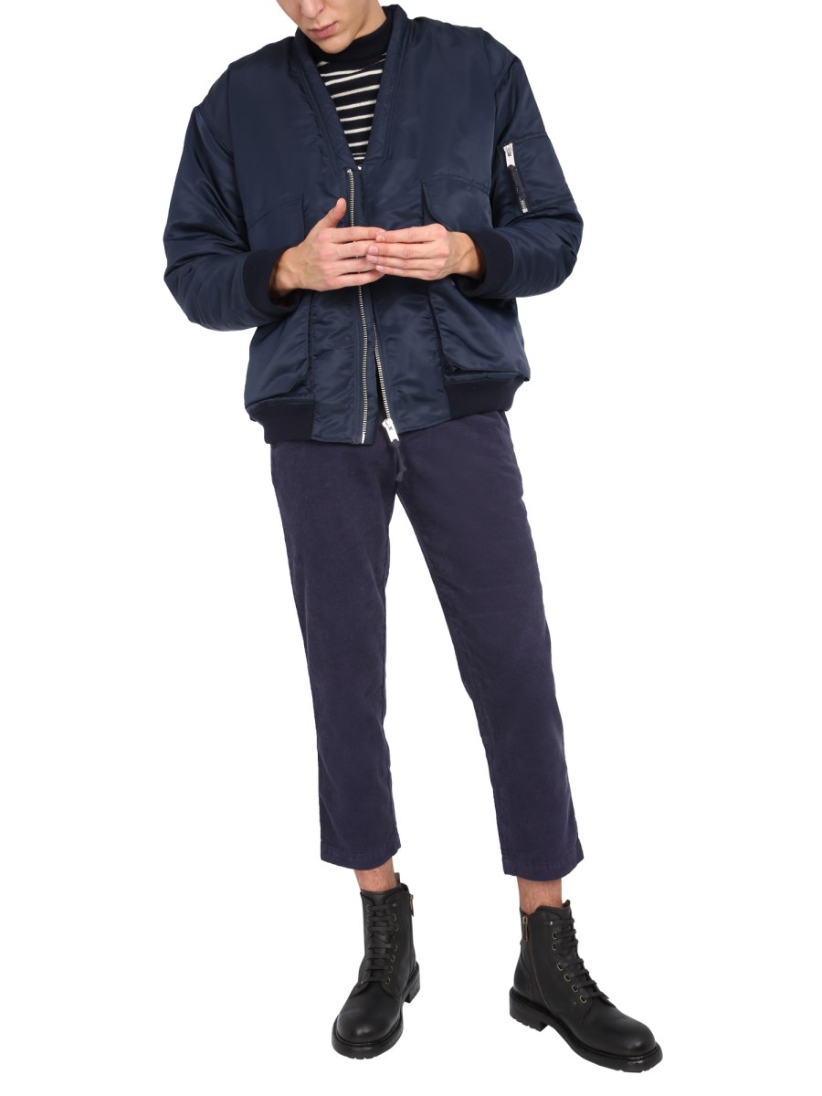 YMC PANTALONE IN VELLUTO A COSTINE IN COTONE BIOLOGICO