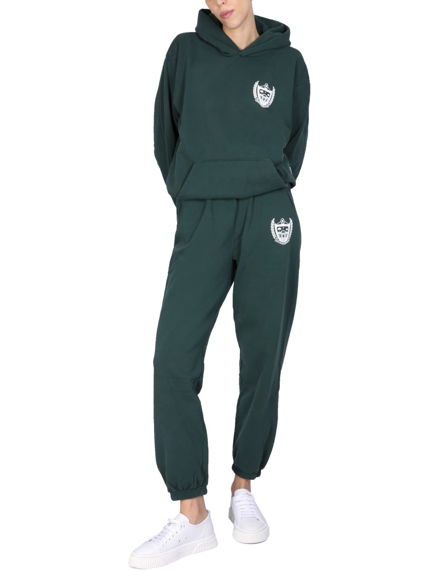 SPORTY&RICH PANTALONE JOGGING "BEVERLY HILLS" IN COTONE
