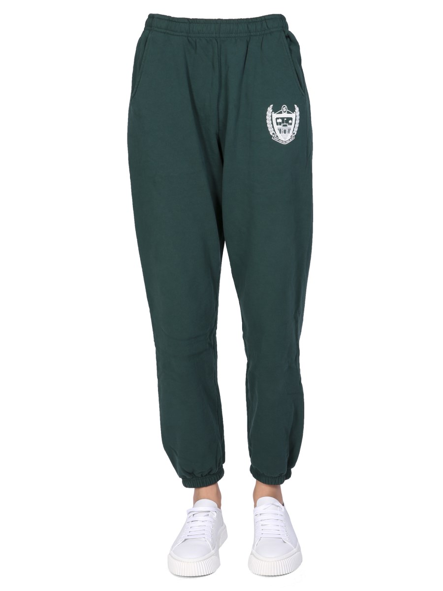 SPORTY&RICH PANTALONE JOGGING "BEVERLY HILLS" IN COTONE
