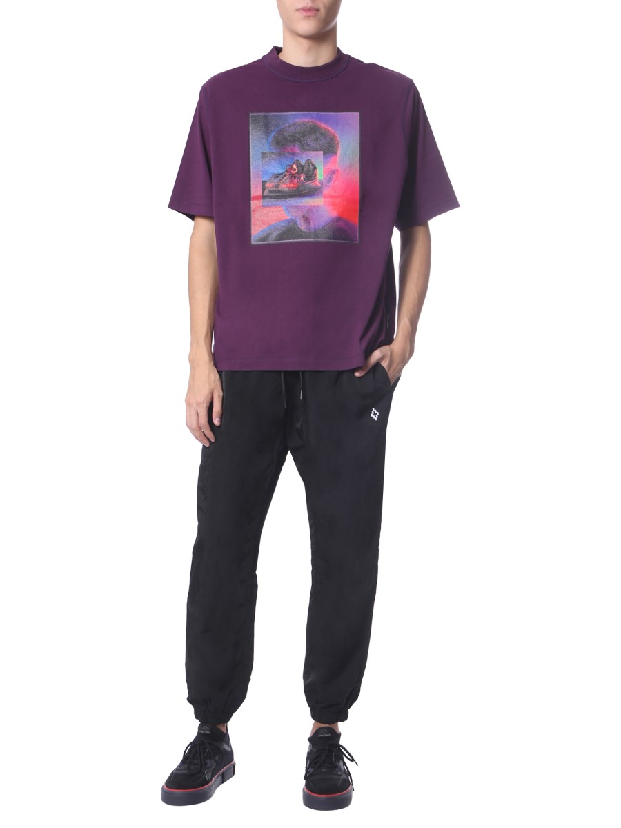 MARCELO BURLON COUNTY OF MILAN PANTALONE JOGGING CON LOGO