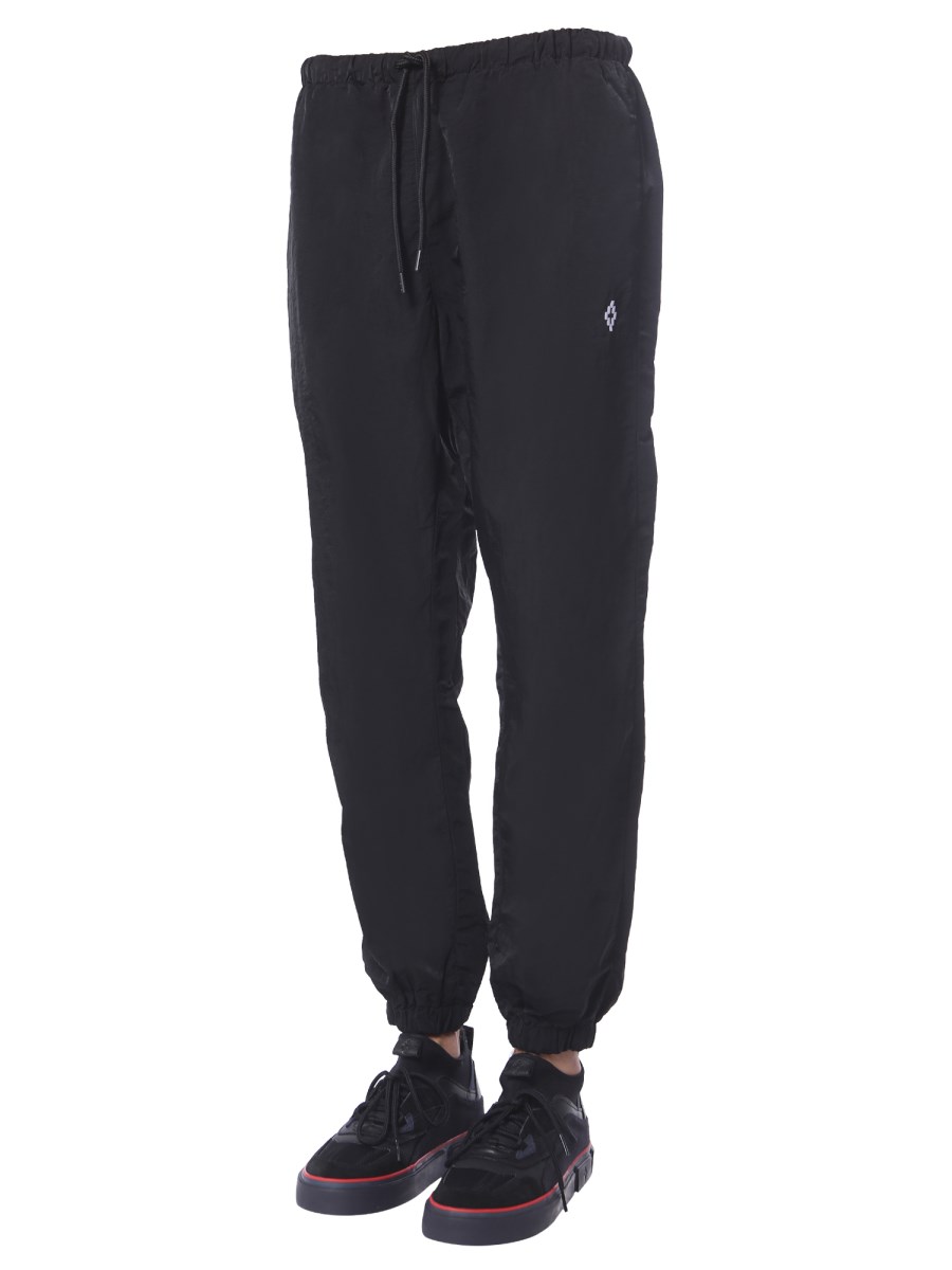 MARCELO BURLON COUNTY OF MILAN PANTALONE JOGGING CON LOGO