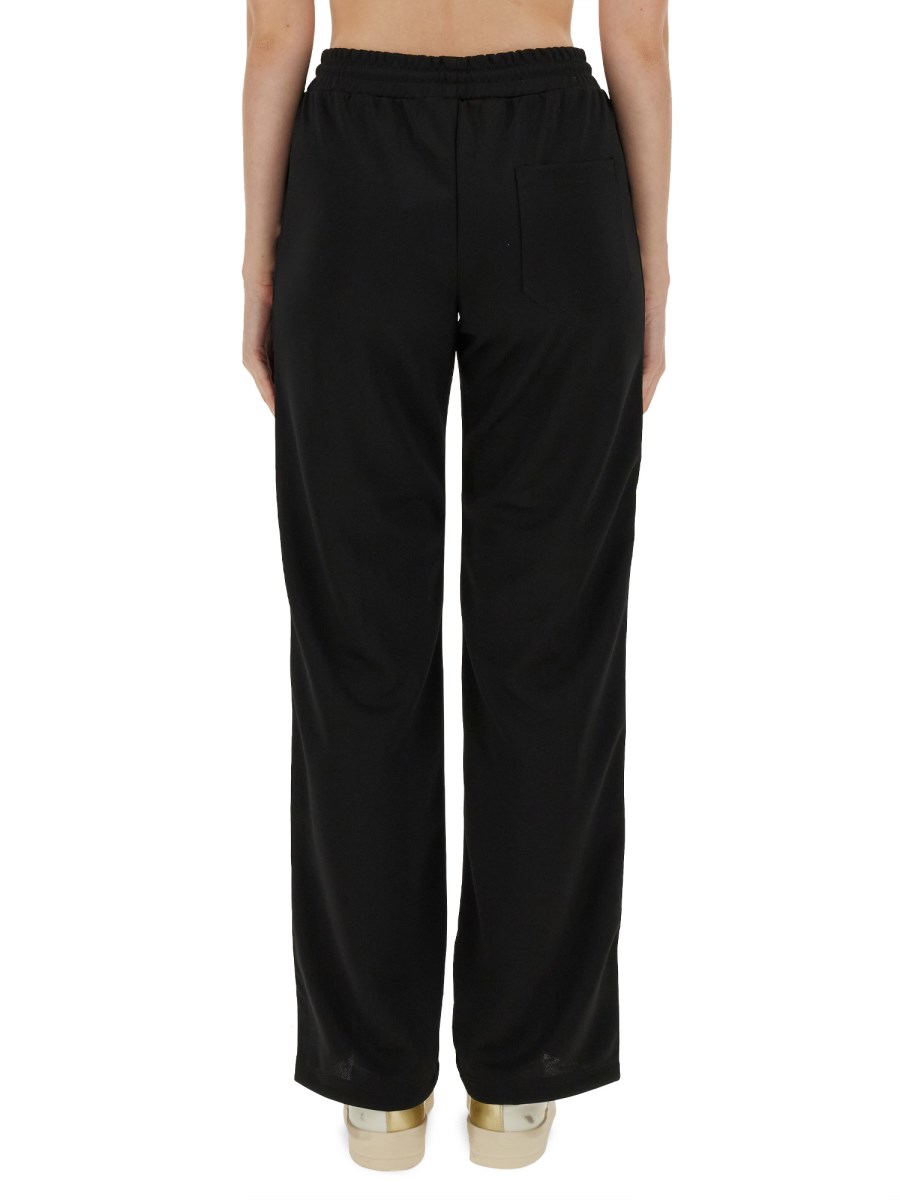 GOLDEN GOOSE PANTALONE JOGGING "DOROTEA" CON BANDE LOGATE