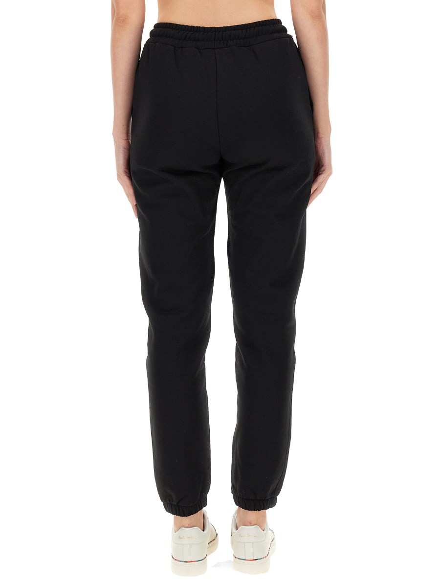PS BY PAUL SMITH PANTALONE JOGGING IN COTONE CON PATCH ZEBRA