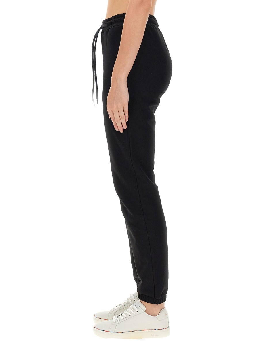 PS BY PAUL SMITH PANTALONE JOGGING IN COTONE CON PATCH ZEBRA