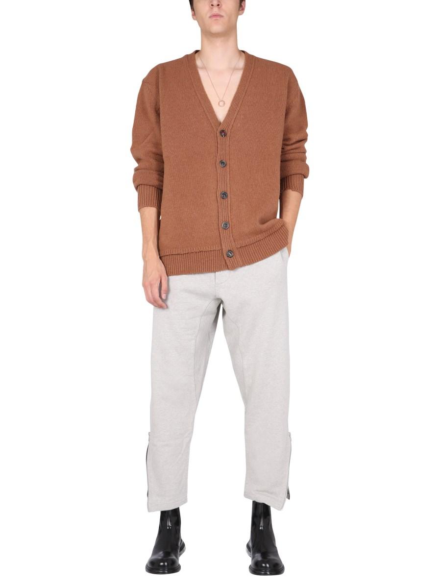 MAISON MARGIELA PANTALONE JOGGING IN COTONE CON RICAMO LOGO