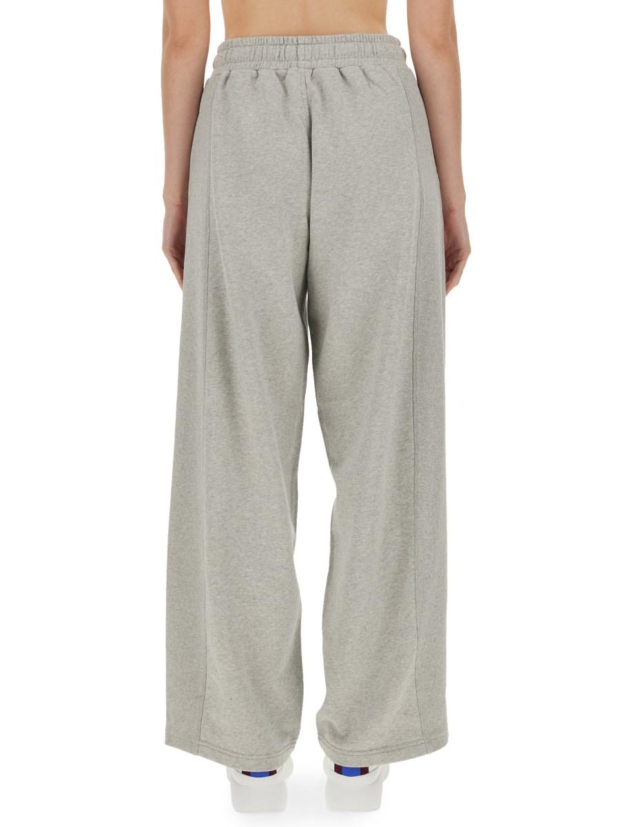 STELLA McCARTNEY PANTALONE JOGGING IN FELPA DI COTONE CON LOGO