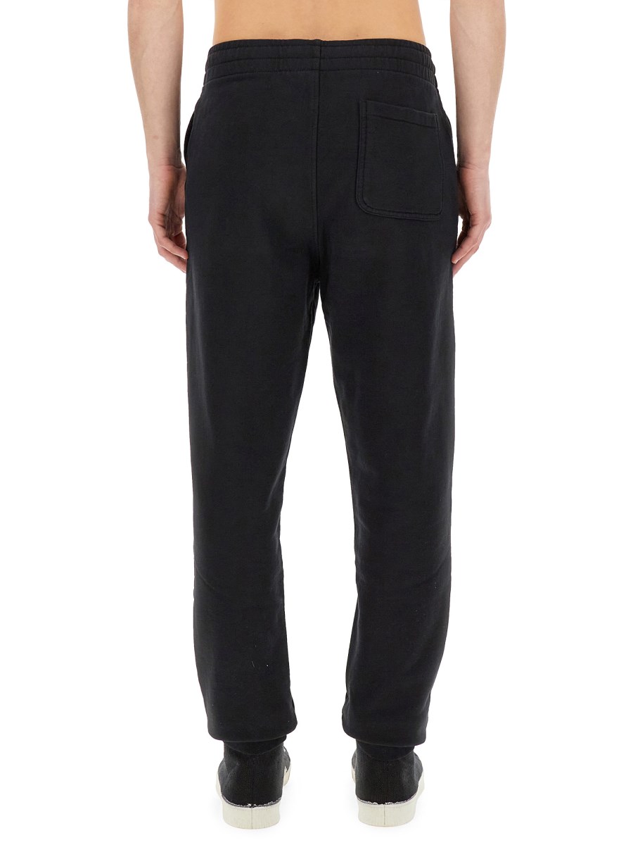 MAISON KITSUNÉ PANTALONE JOGGING IN FELPA DI COTONE CON LOGO
