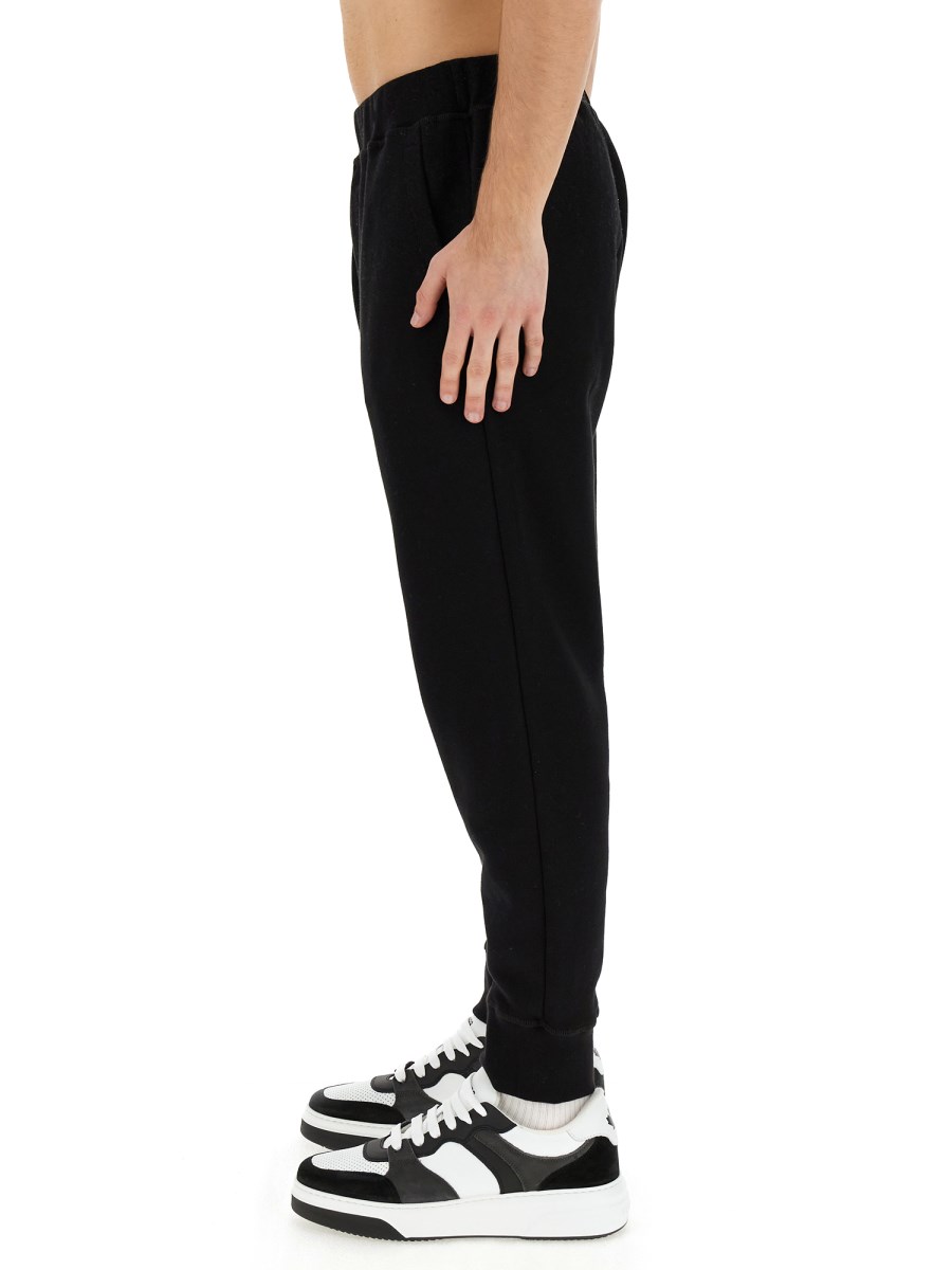DSQUARED PANTALONE JOGGING IN FELPA DI COTONE CON STAMPA LOGO