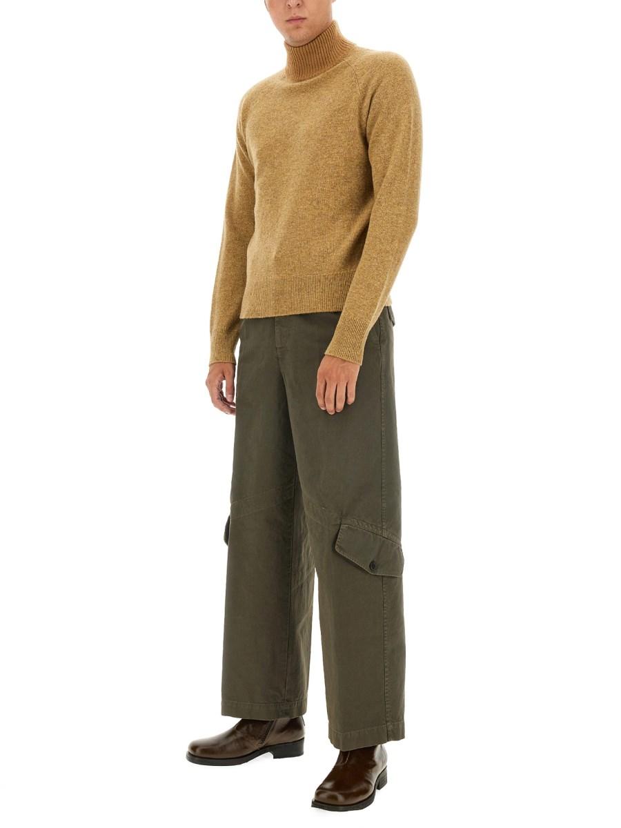 DRIES VAN NOTEN PANTALONE PAXFORD IN TWILL DI COTONE