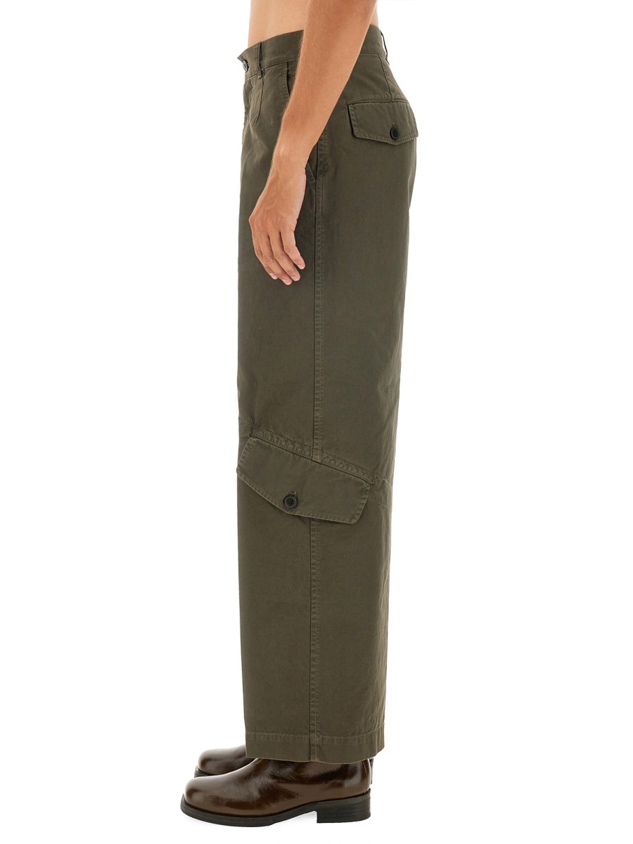 DRIES VAN NOTEN PANTALONE PAXFORD IN TWILL DI COTONE