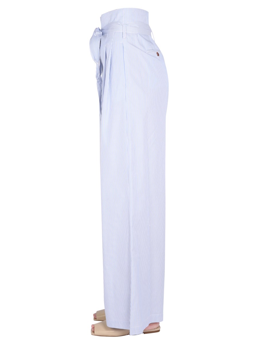JEJIA PANTALONE SOPHIE IN COTONE CON MOTIVO A RIGHE