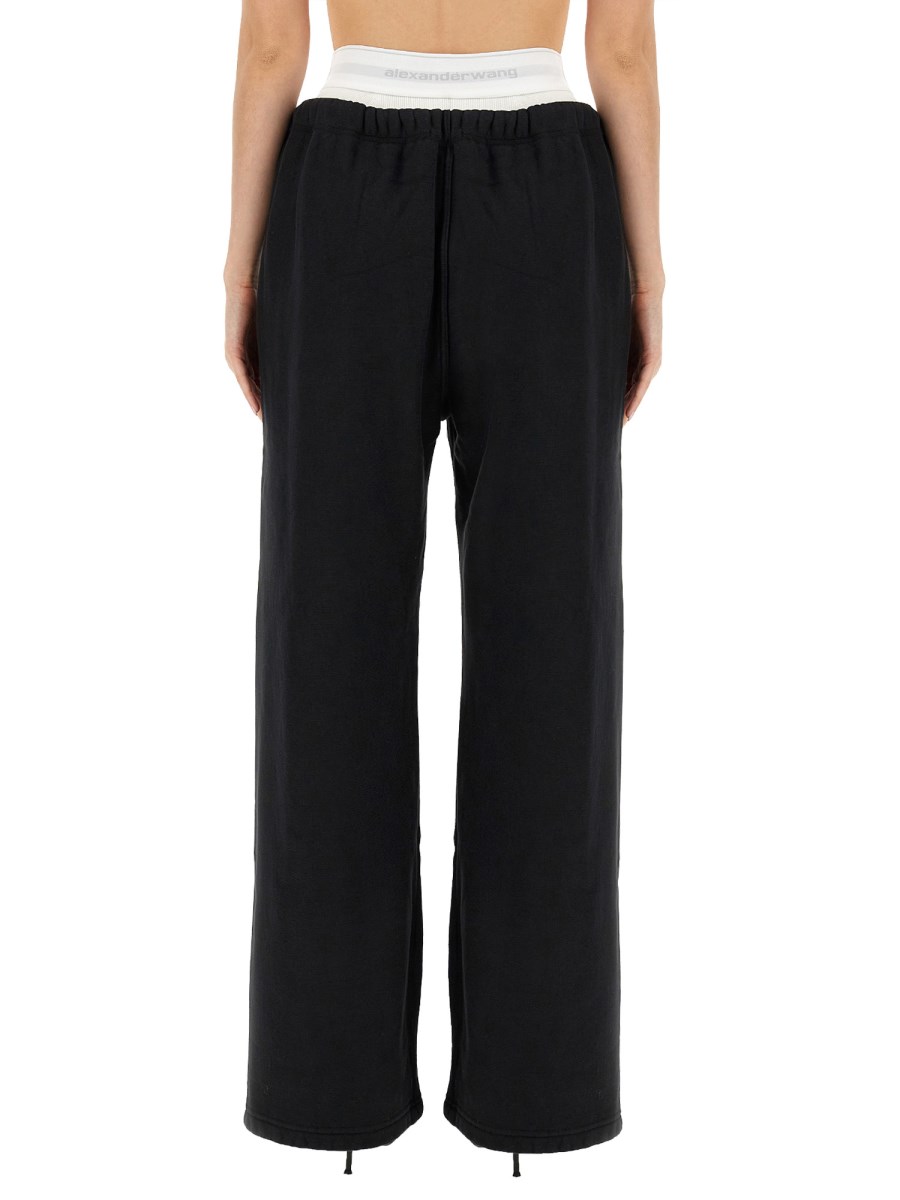 ALEXANDERWANG.T PANTALONE SPORTIVO CON BOXER CON LOGO