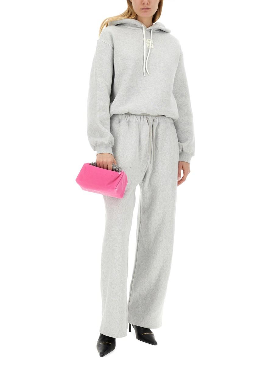 ALEXANDERWANG.T PANTALONE SPORTIVO CON BOXER CON LOGO