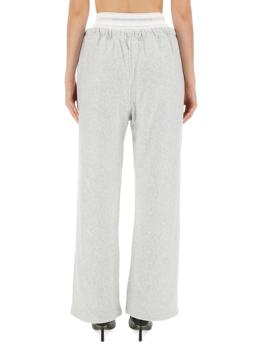 ALEXANDERWANG.T PANTALONE SPORTIVO CON BOXER CON LOGO