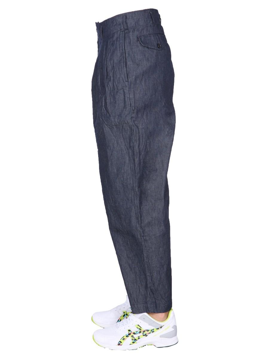 COMME DES GARCONS SHIRT PANTALONE STRAIGHT FIT IN DENIM DI COTONE