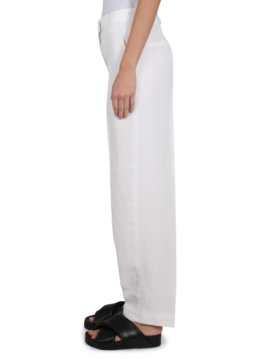 FABIANA FILIPPI PANTALONE STRAIGHT FIT IN MISTO LINO