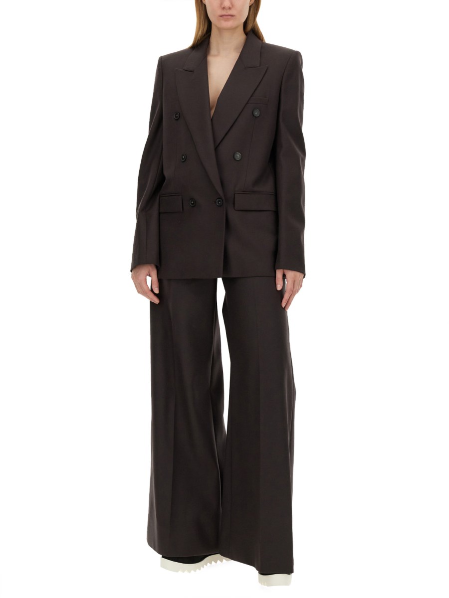 STELLA McCARTNEY PANTALONE SVASATO IN LANA SOSTENIBILE