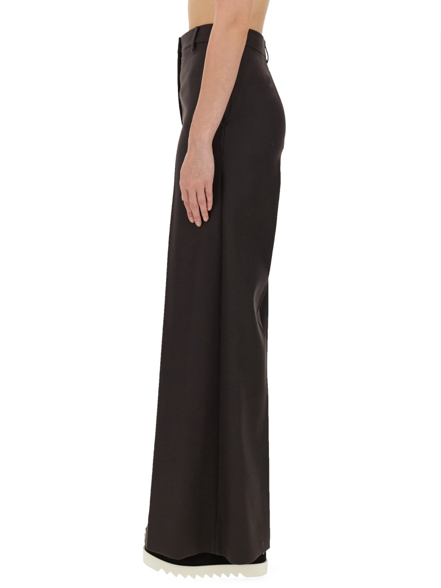 STELLA McCARTNEY PANTALONE SVASATO IN LANA SOSTENIBILE