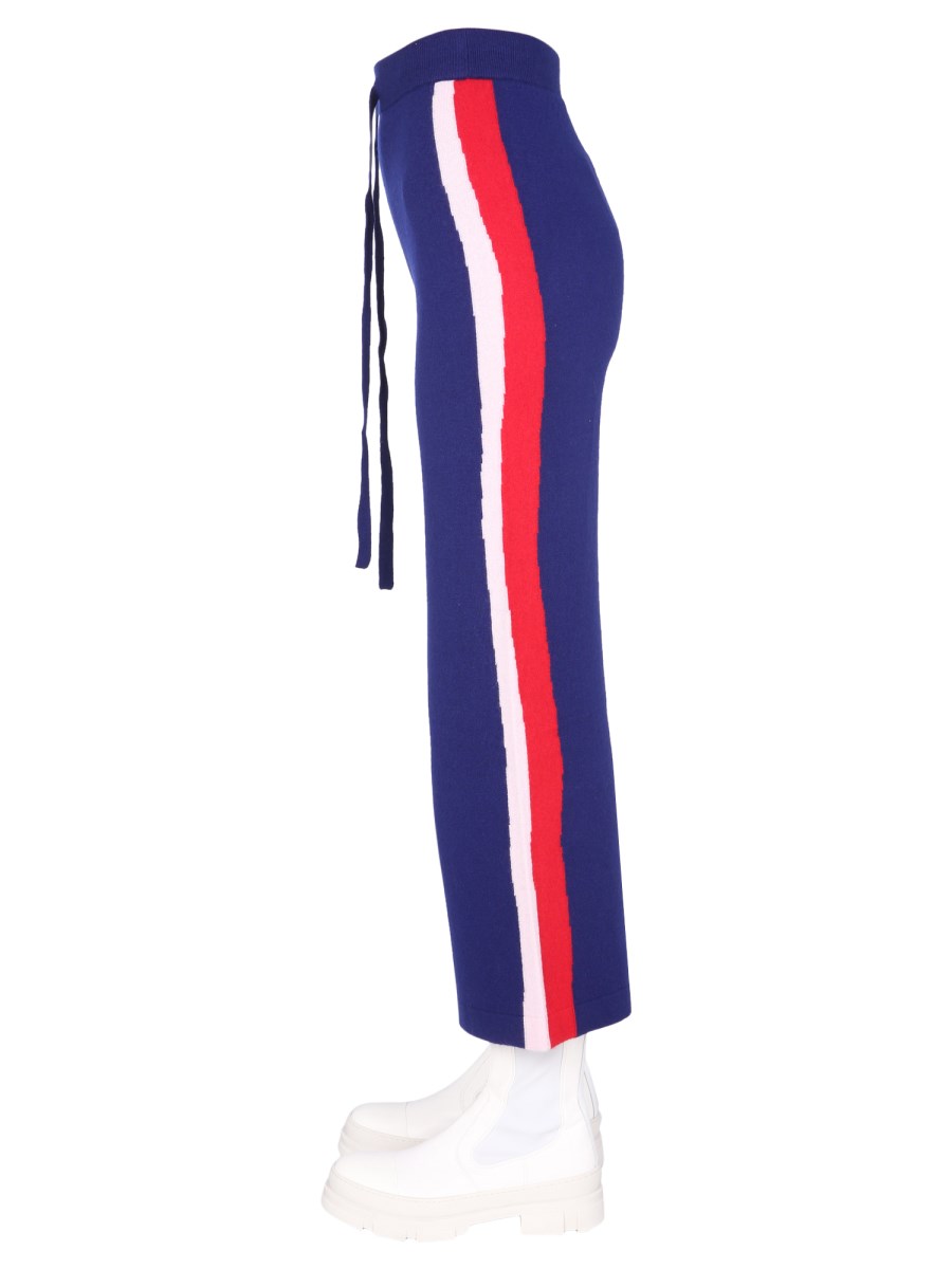 ÊTRE CÉCILE PANTALONE WAVY IN MAGLIA DI MISTO CASHMERE