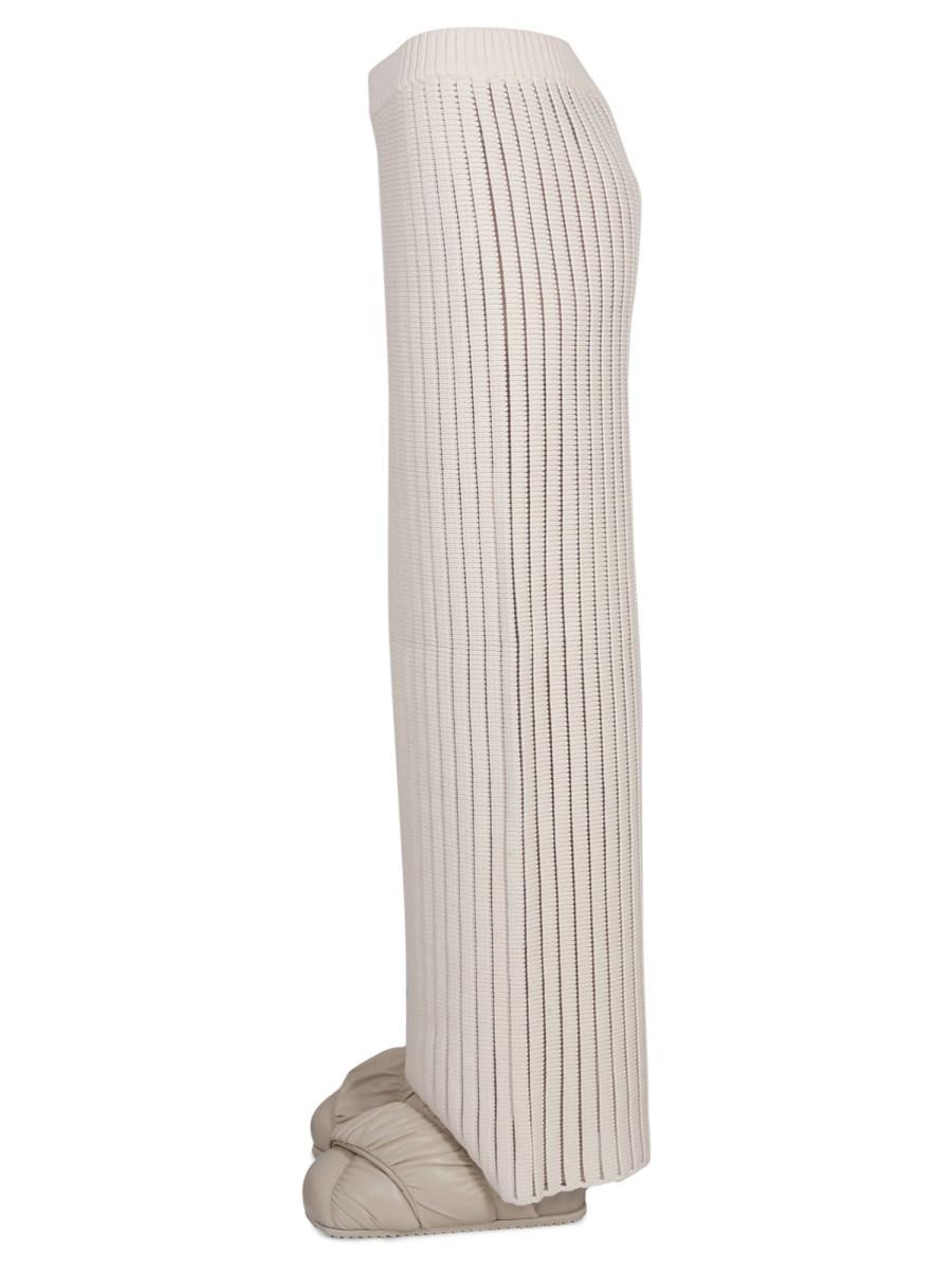 FABIANA FILIPPI PANTALONE WIDE LEG IN FILATO DI COTONE