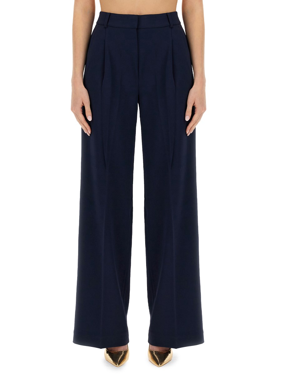 MICHAEL BY MICHAEL KORS PANTALONE WIDE LEG IN VISCOSA