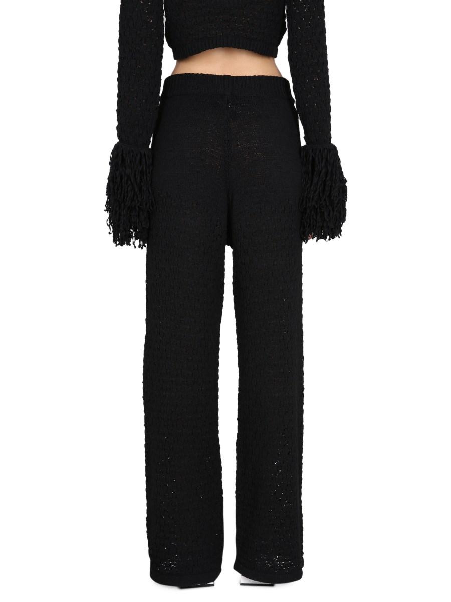 ROTATE BIRGER CHRISTENSEN PANTALONI IN MAGLIA STRUTTURATA