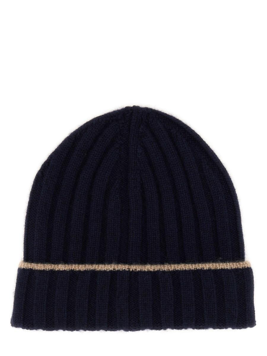 BRUNELLO CUCINELLI PAPALINA IN MAGLIA DI CASHMERE A COSTE