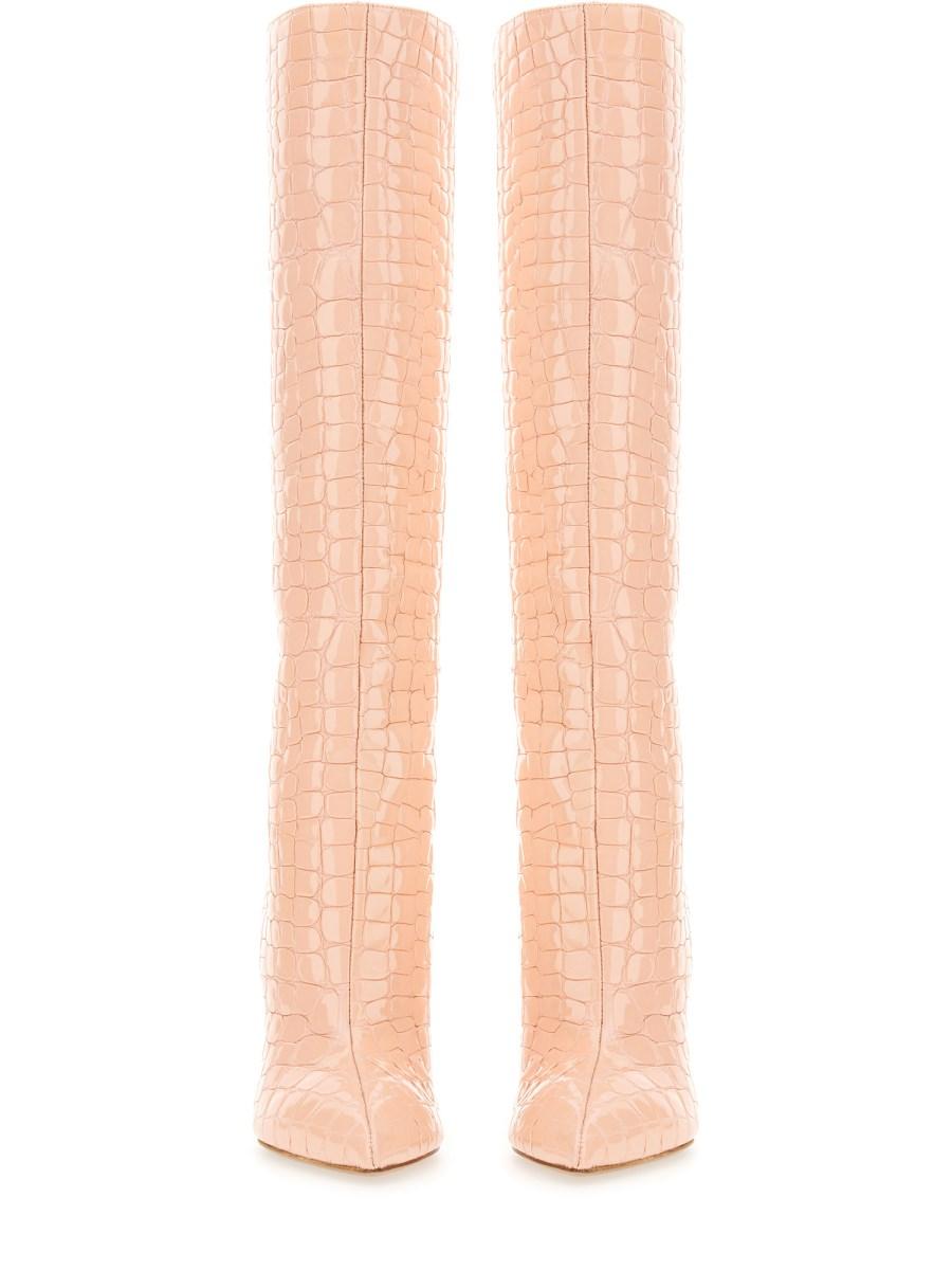 PARIS TEXAS STIVALE IN PELLE GOFFRATA