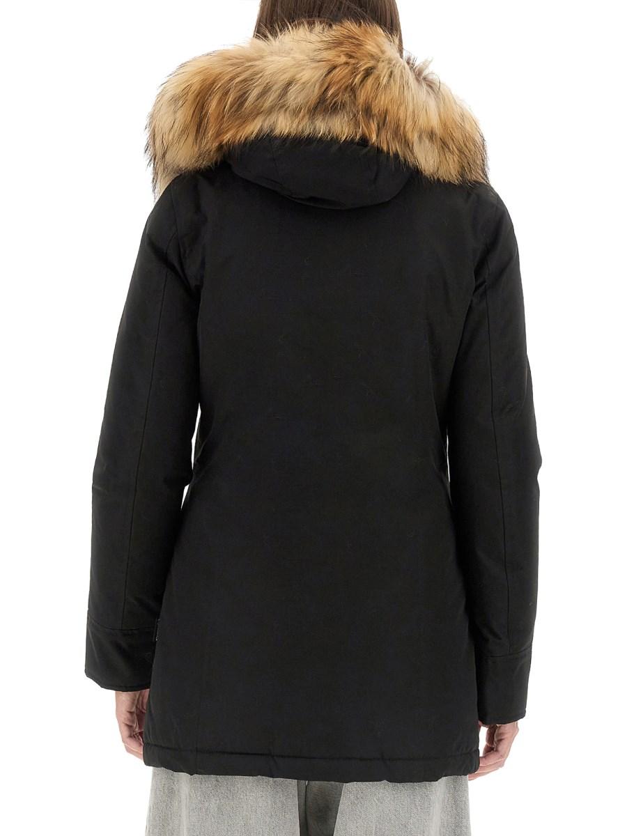WOOLRICH PARKA "ARTIC RACOON" CON CAPPUCCIO CORDATO DI PELLICCIA
