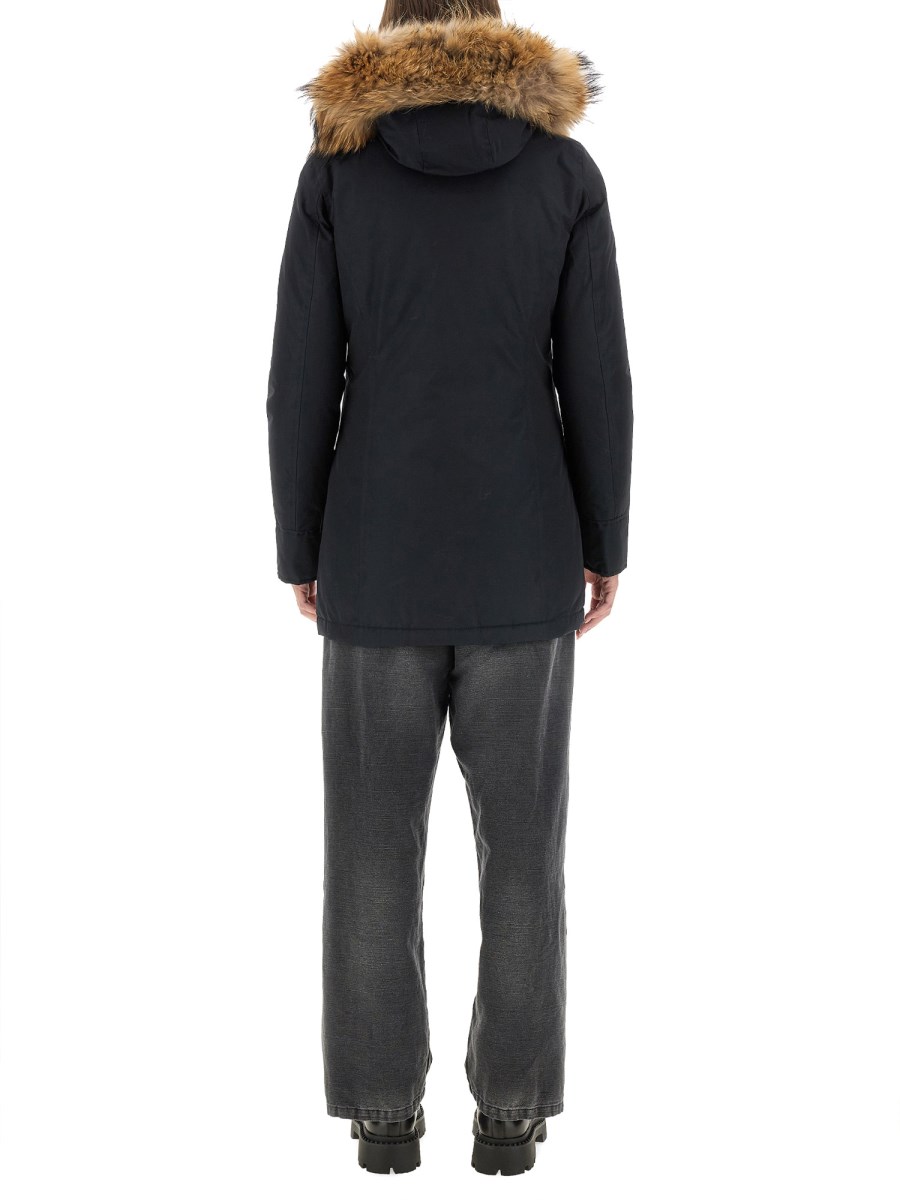 WOOLRICH PARKA "ARTIC RACOON" CON CAPPUCCIO CORDATO DI PELLICCIA