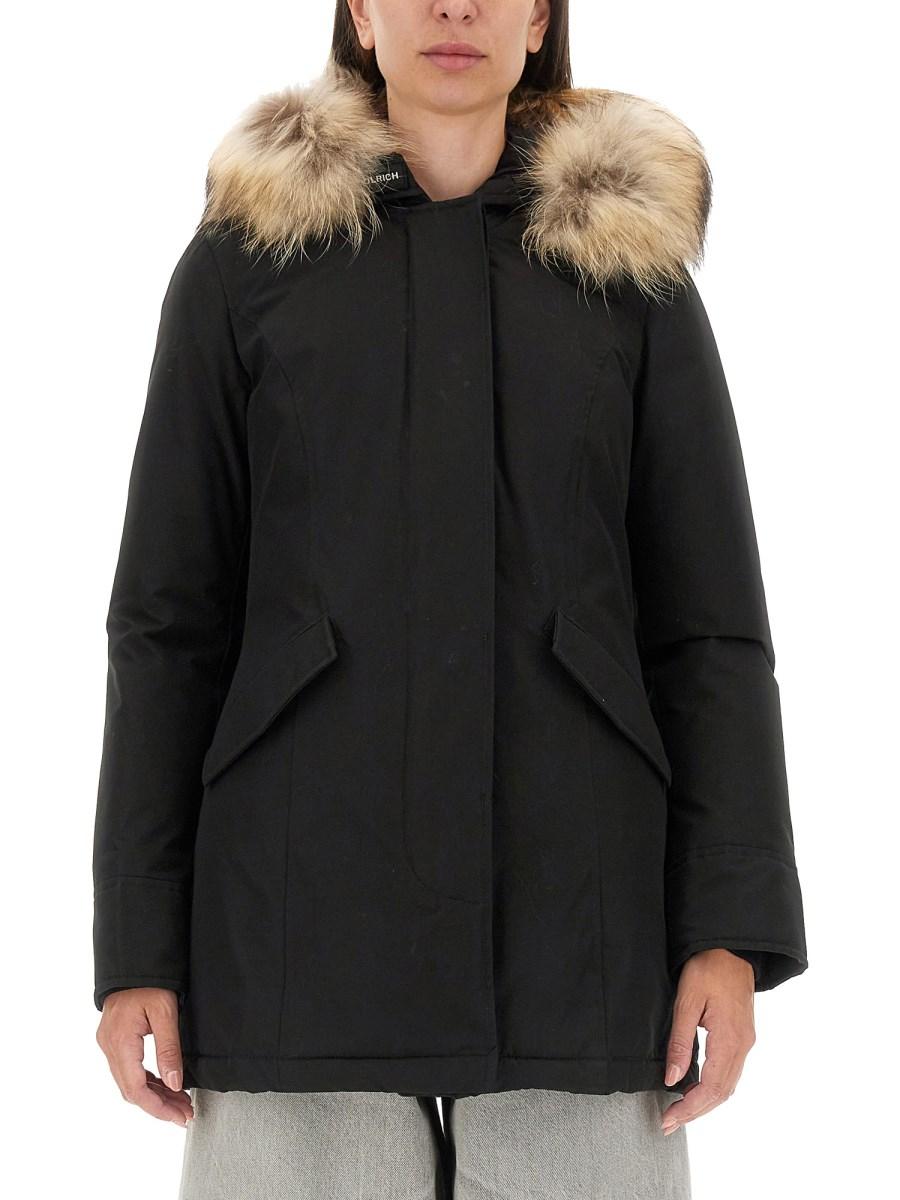 WOOLRICH PARKA "ARTIC RACOON" CON CAPPUCCIO CORDATO DI PELLICCIA