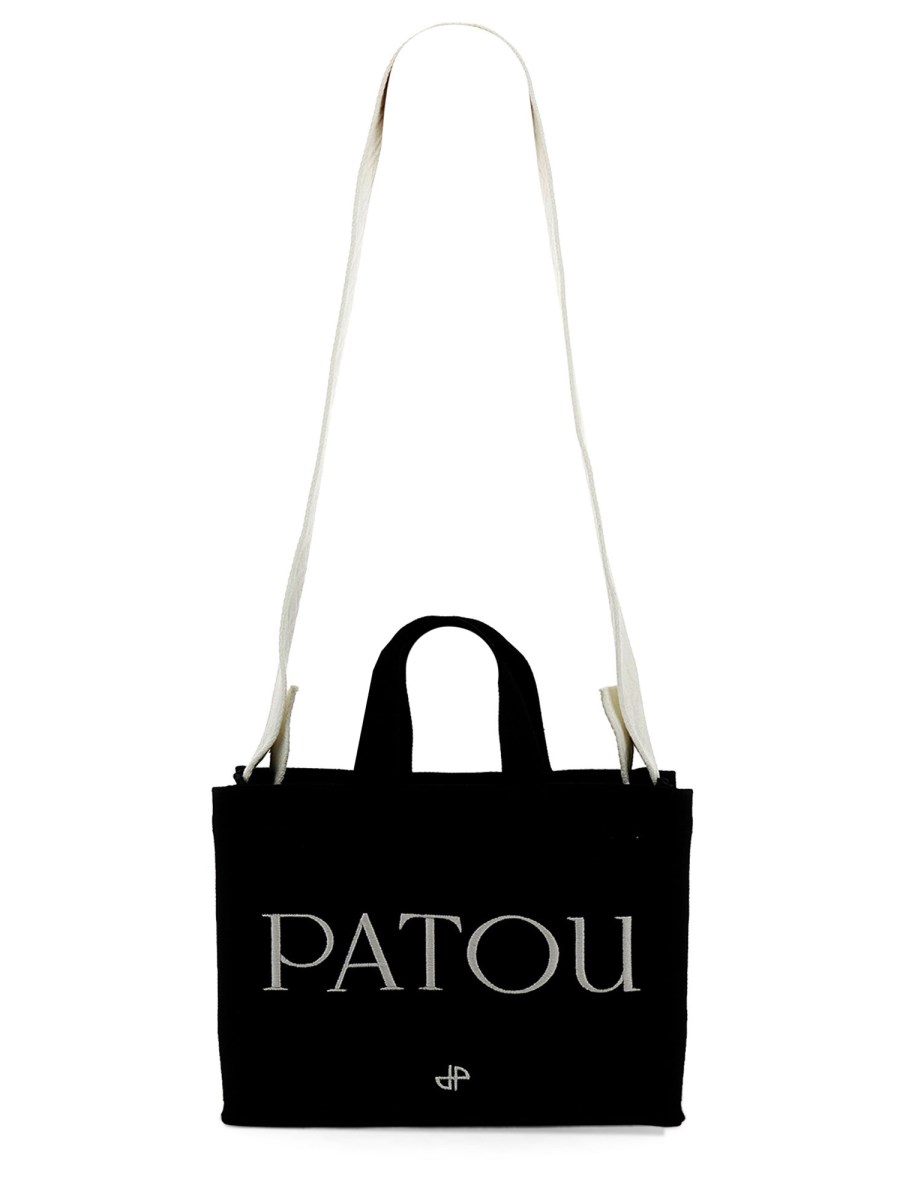 PATOU BORSA TOTE "PATOU" SMALL IN TELA