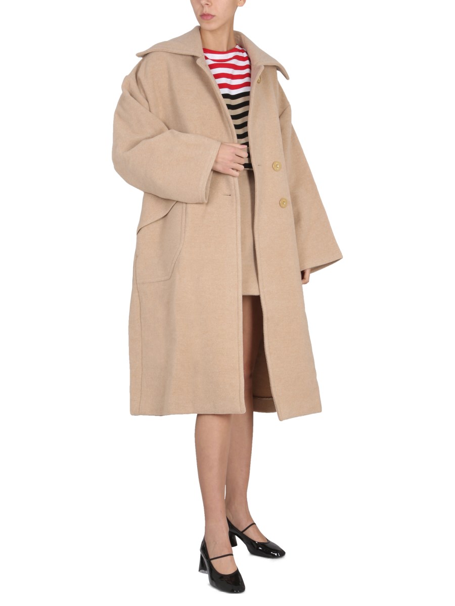 PATOU CAPPOTTO MAXI IN LANA DOUBLE FACE