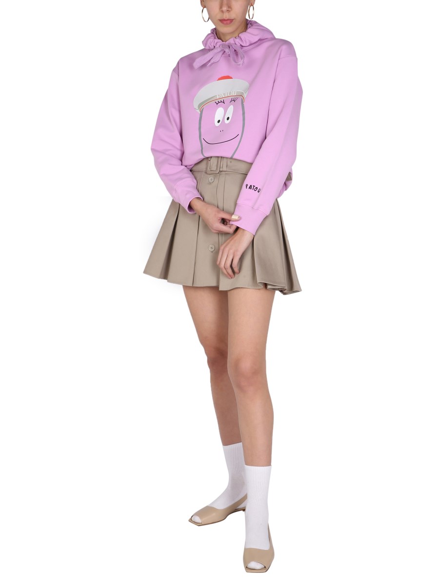 PATOU FELPA "BARBAPATOU" IN COTONE BIOLOGICO