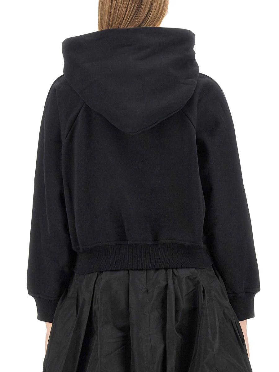 PATOU FELPA IN COTONE CON RICAMO LOGO
