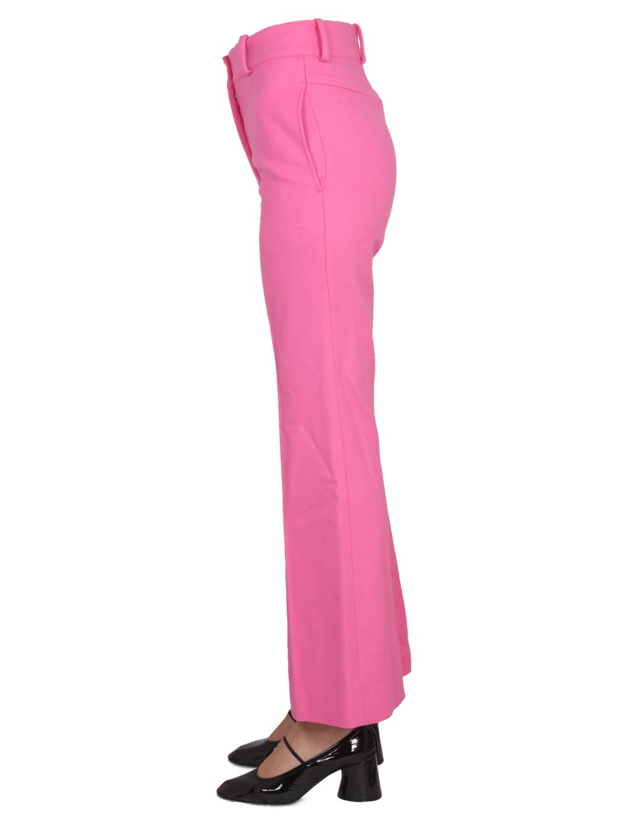 PATOU PANTALONE A ZAMPA IN LANA E CASHMERE