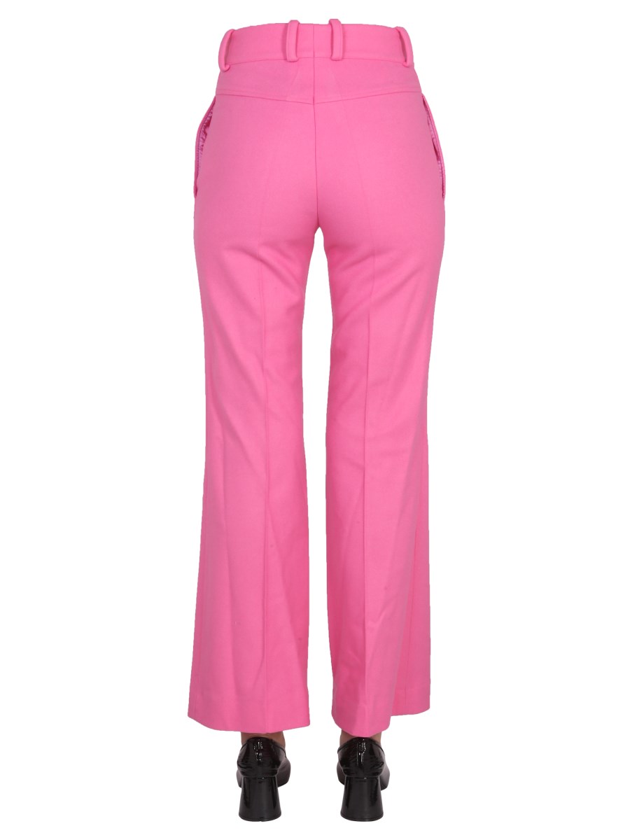 PATOU PANTALONE A ZAMPA IN LANA E CASHMERE