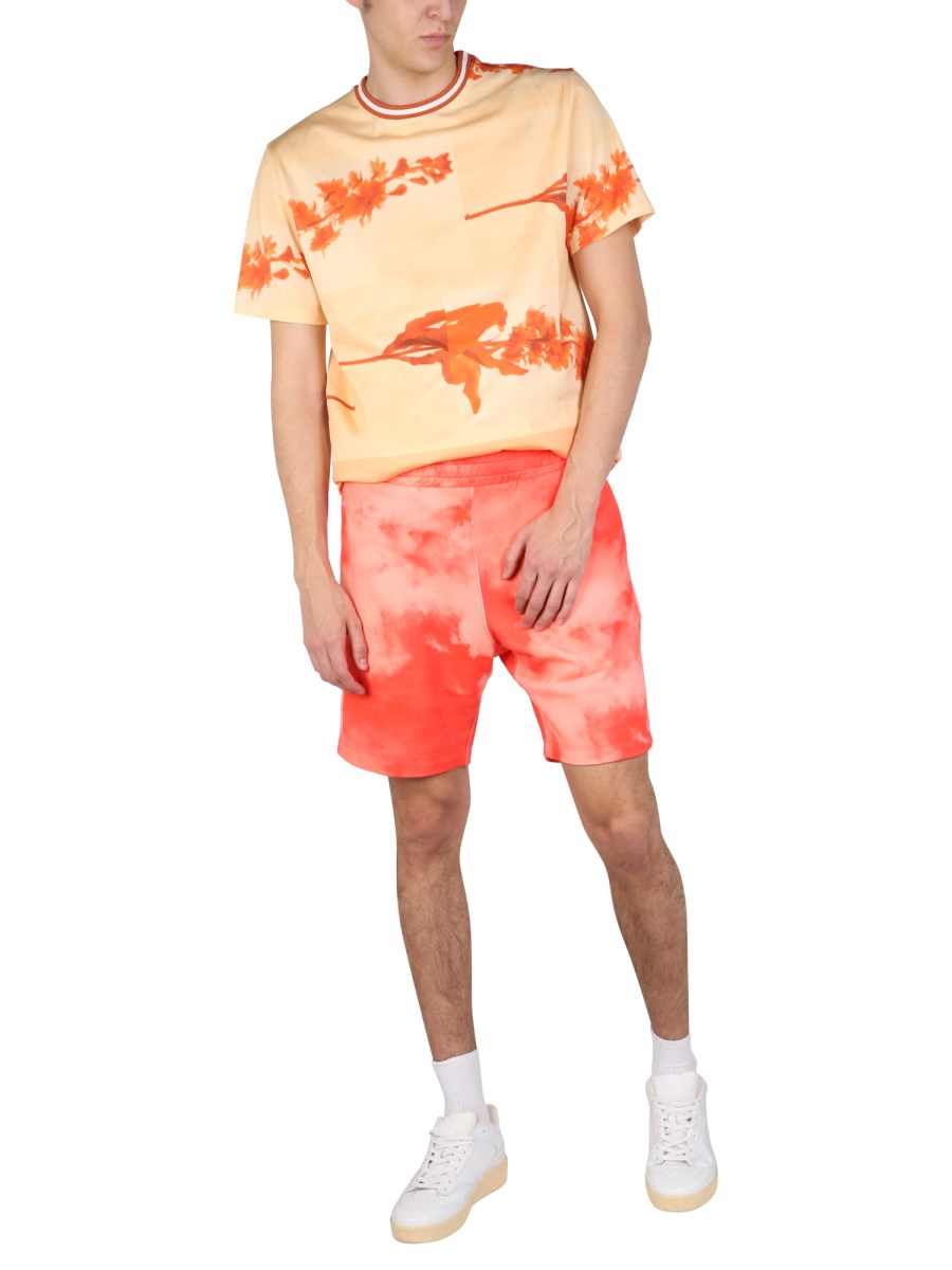 PAUL SMITH BERMUDA "CORAL CLOUD" IN COTONE
