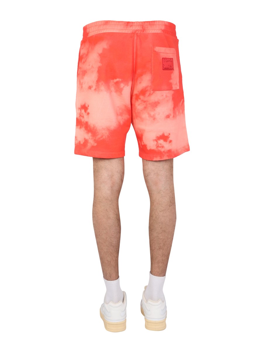 PAUL SMITH BERMUDA "CORAL CLOUD" IN COTONE