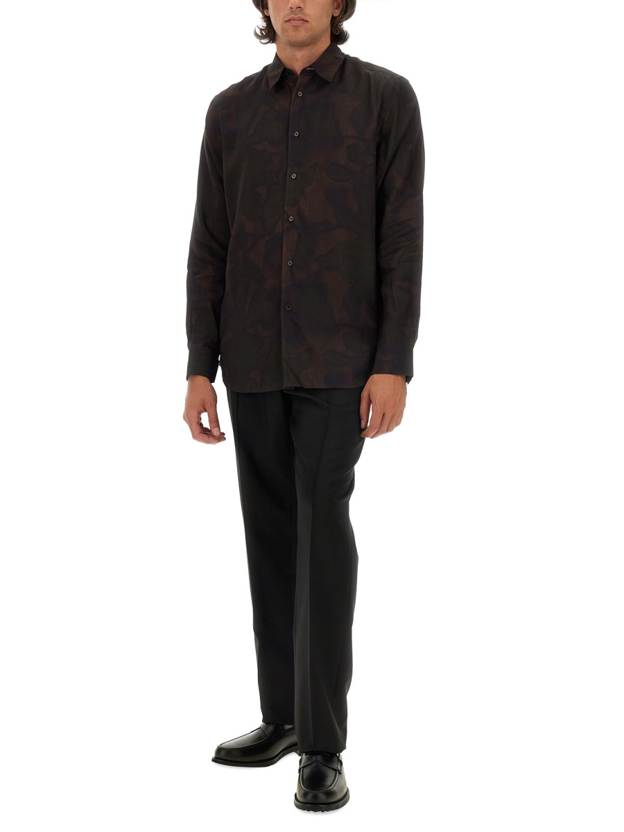 PAUL SMITH CAMICIA REGULAR FIT CON STAMPA