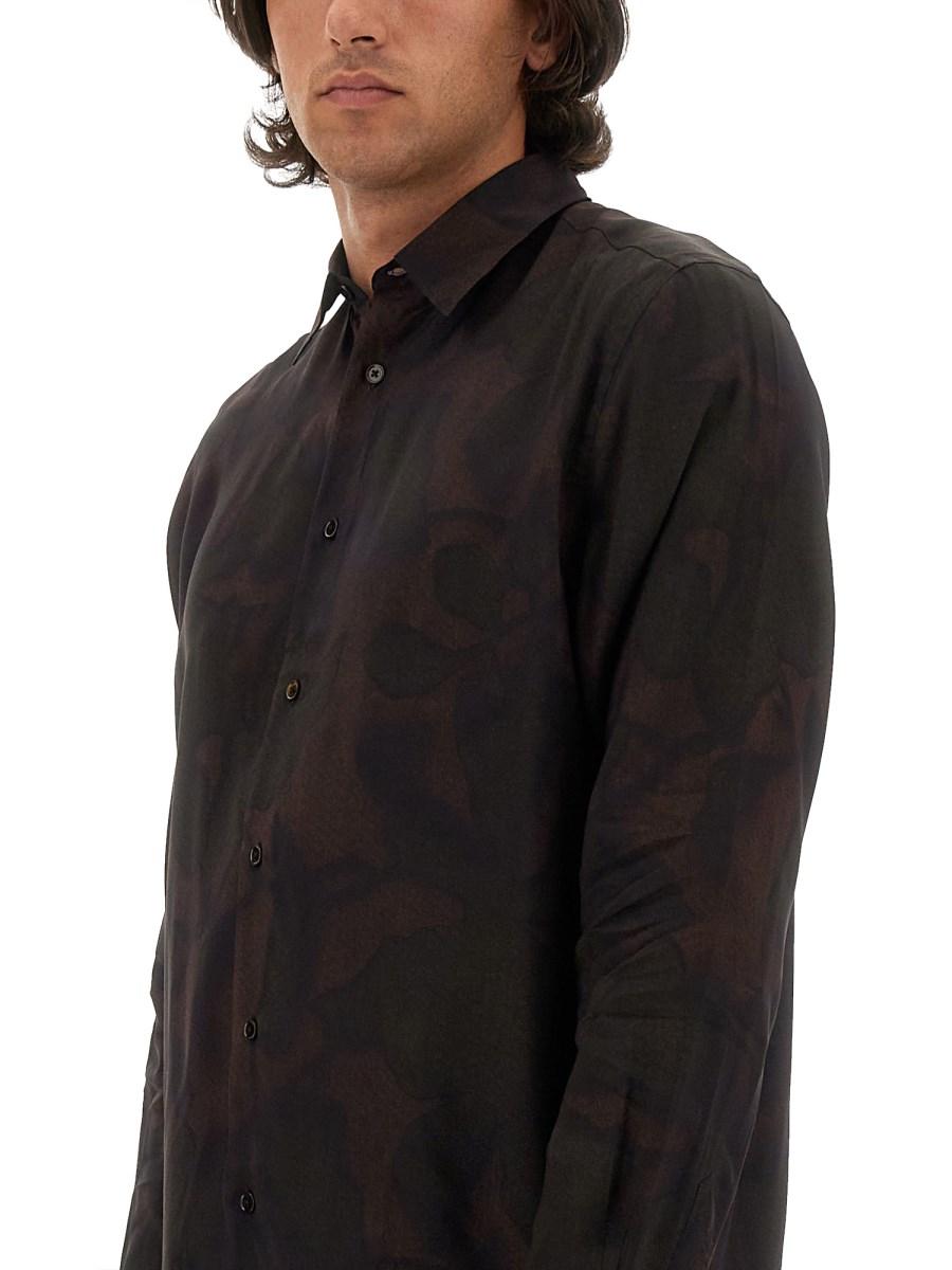 PAUL SMITH CAMICIA REGULAR FIT CON STAMPA