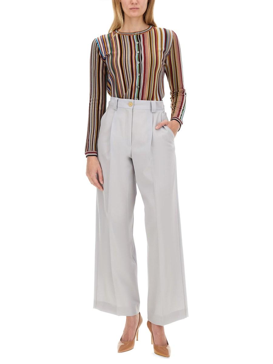 PAUL SMITH CARDIGAN "SIGNATURE STRIPE" IN LANA