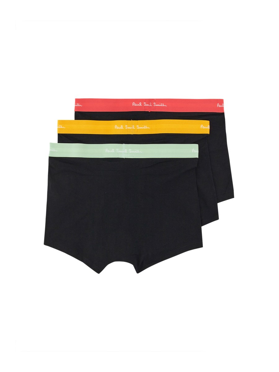 PAUL SMITH CONFEZIONE DA TRE SLIP IN COTONE