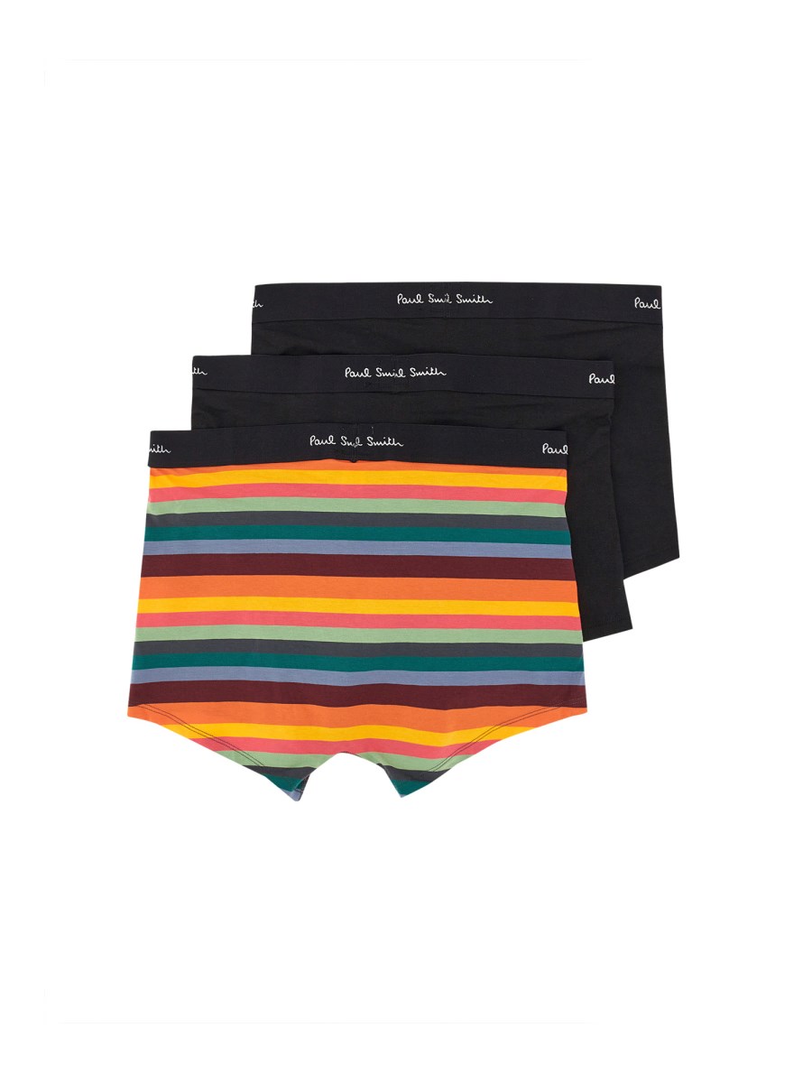 PAUL SMITH CONFEZIONE DA TRE SLIP IN COTONE
