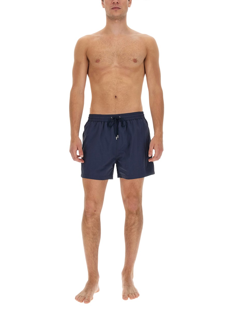 PAUL SMITH COSTUME IN TESSUTO TECNICO CON LOGO