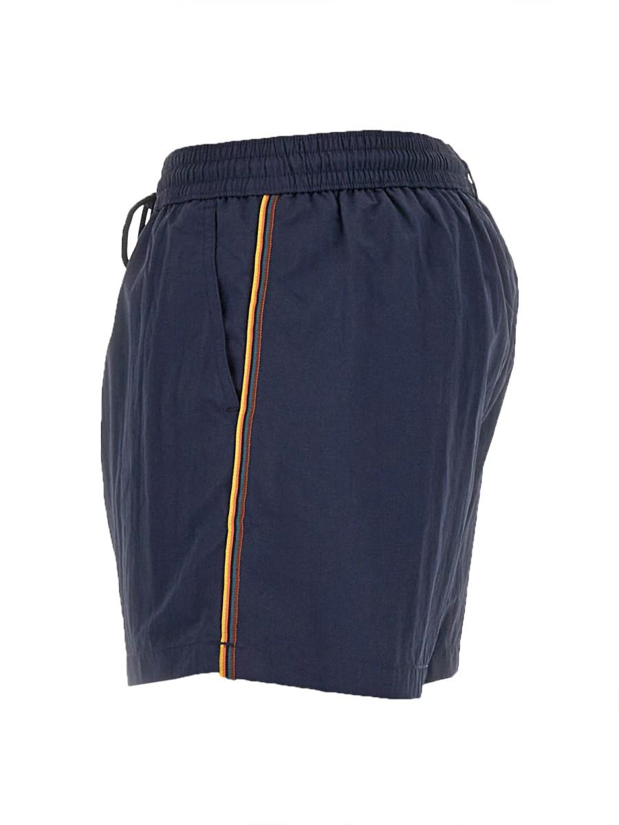 PAUL SMITH COSTUME IN TESSUTO TECNICO CON LOGO