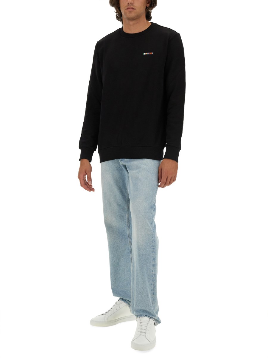 PAUL SMITH FELPA IN COTONE CON LOGO