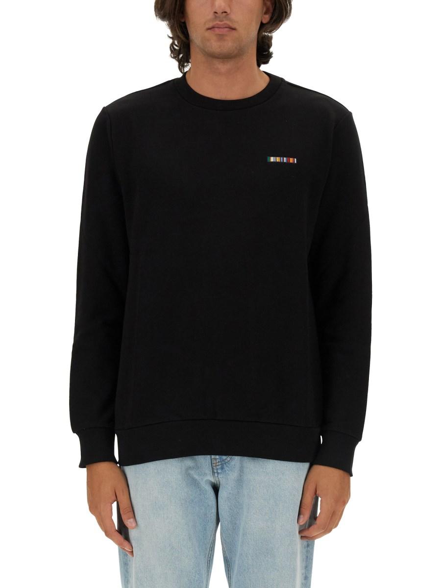 PAUL SMITH FELPA IN COTONE CON LOGO